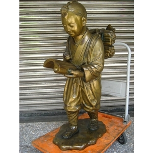 藝術銅像氧化後還原 (處理前) , 龍代事業有限公司