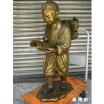 藝術銅像氧化後還原前後 , 龍代事業有限公司