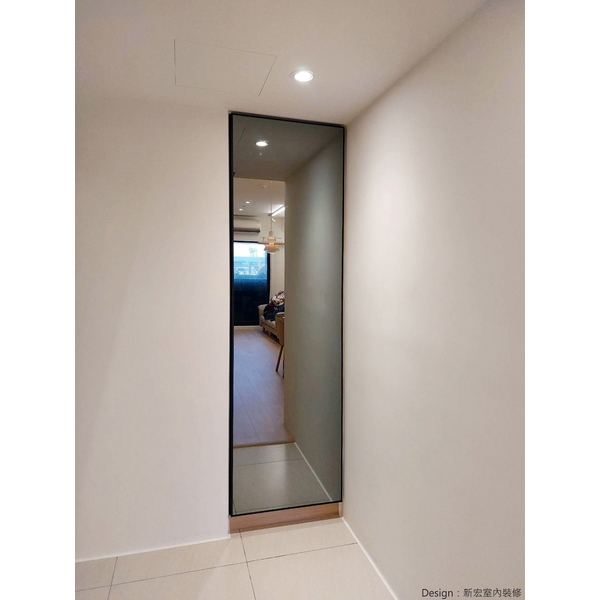 鋁框玻璃櫥櫃開門