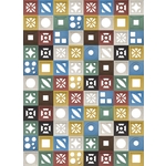 彩色水泥花格磚