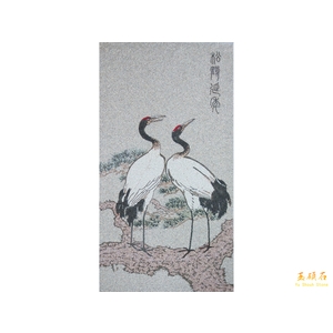 松鶴圖 , 上豪石材加工廠