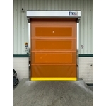 台南專業雞肉加工廠PVC快速捲門(透氣通風紗網型) , 愛第爾自動化工程有限公司