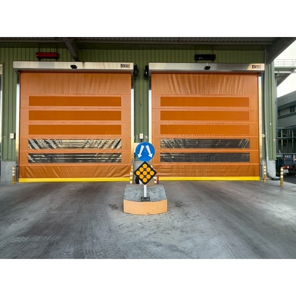 雲林雞肉產銷加工廠PVC快速捲門(透氣通風紗網型)