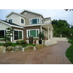 彩色壓花地坪-關西別墅