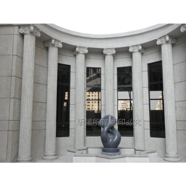歐式造型中庭羅馬柱工程