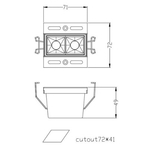 無邊框線條崁燈系列組-奧立科技能源股份有限公司